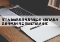 厦门大象精灵软件开发有限公司（厦门大象精灵软件开发有限公司陈紫羽采访视频）